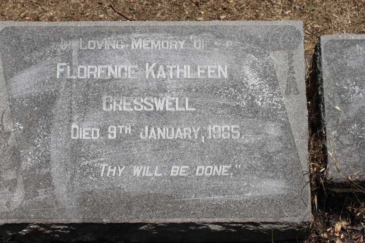 CRESSWELL Florence Kathleen -1965