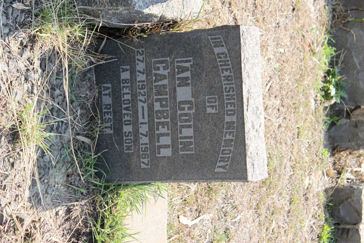 CAMPBELL Ian Colin 1927-1967