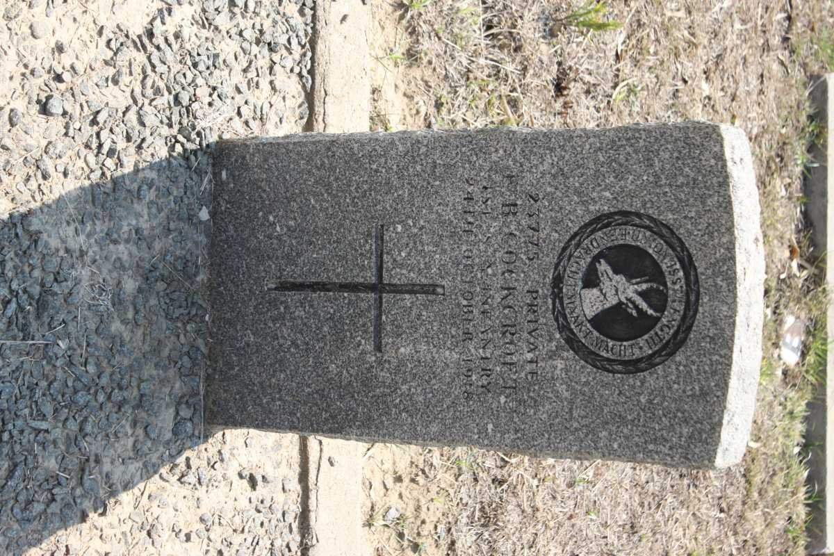 COCKCROFT E.B. -1918