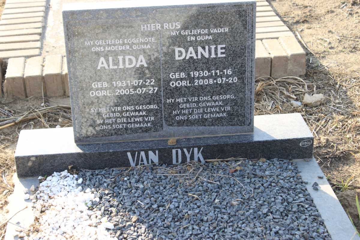 DYK Danie, van 1930-2008 &amp; Alida 1931-2005