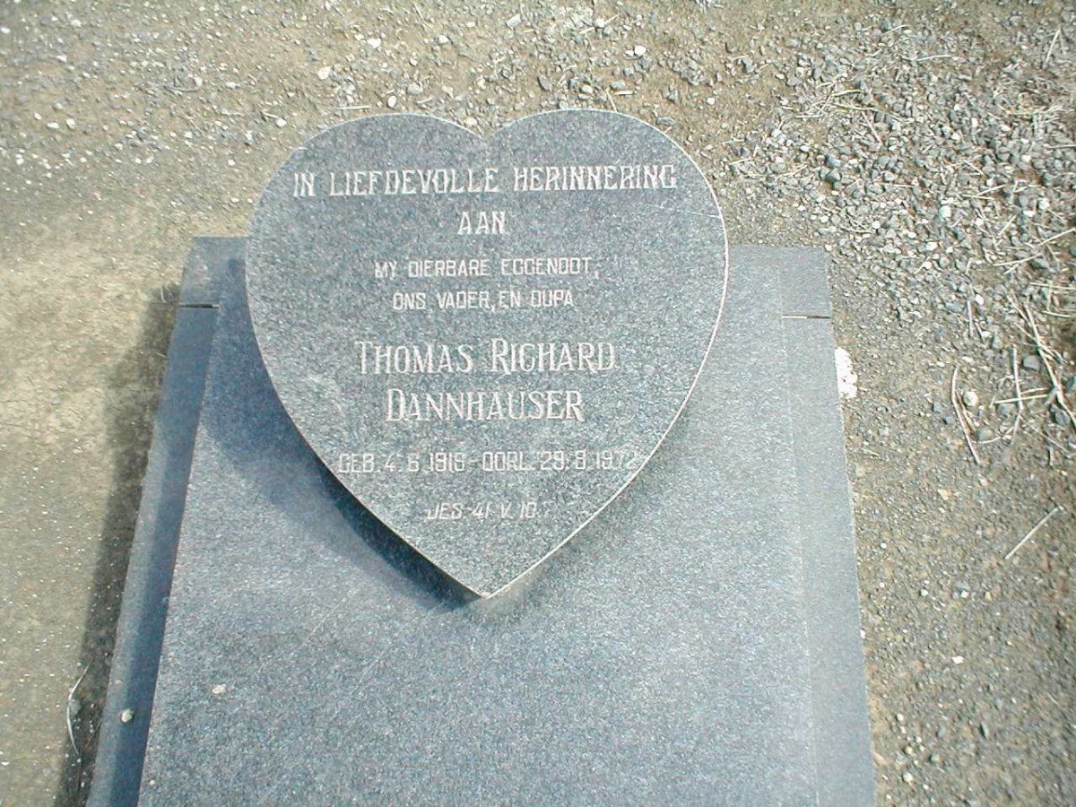 DANNHAUSER Thomas Richard 1918-1972