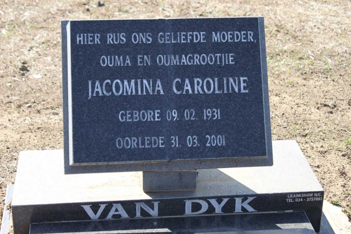 DYK Jacomina Caroline, van 1931-2001
