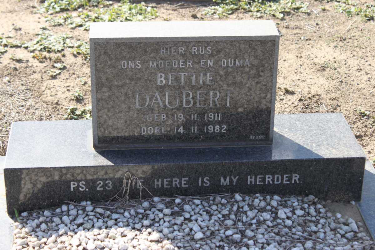DAUBERT Bettie 1911-1982
