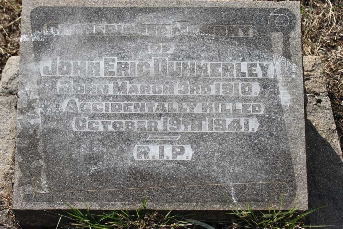 DUNKERLEY John Eric 1910-1941