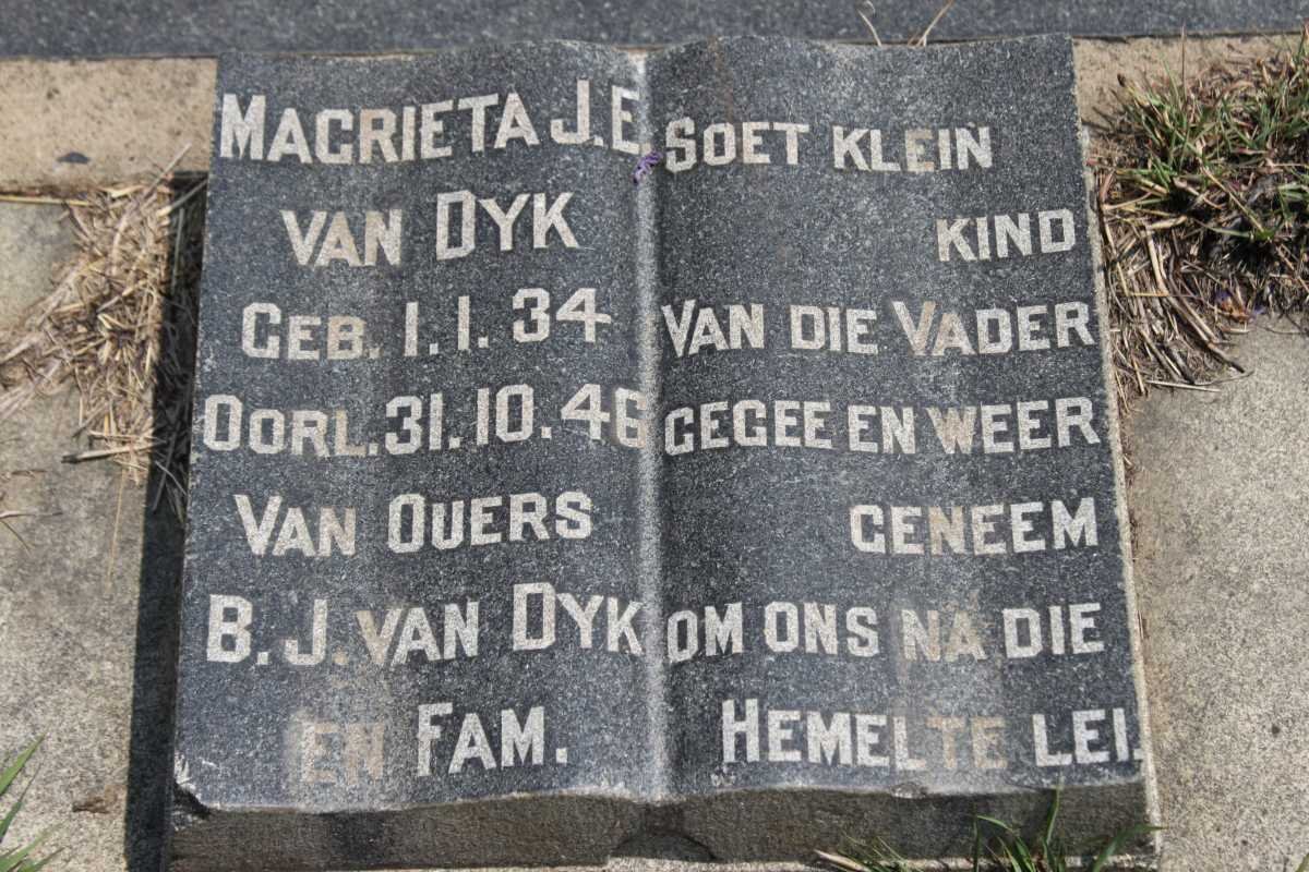 DYK Magrieta J.E., van 1934-1946
