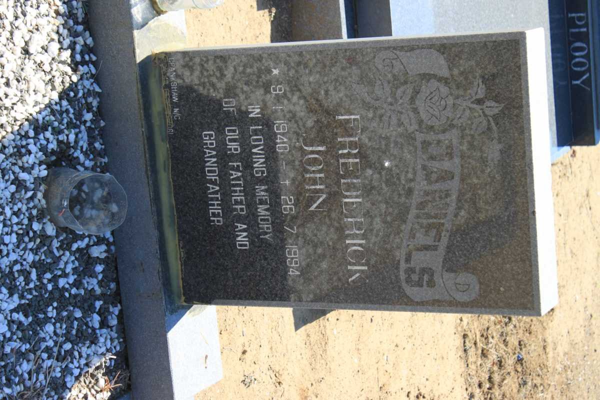 DANIELS Frederick John 1940-1994