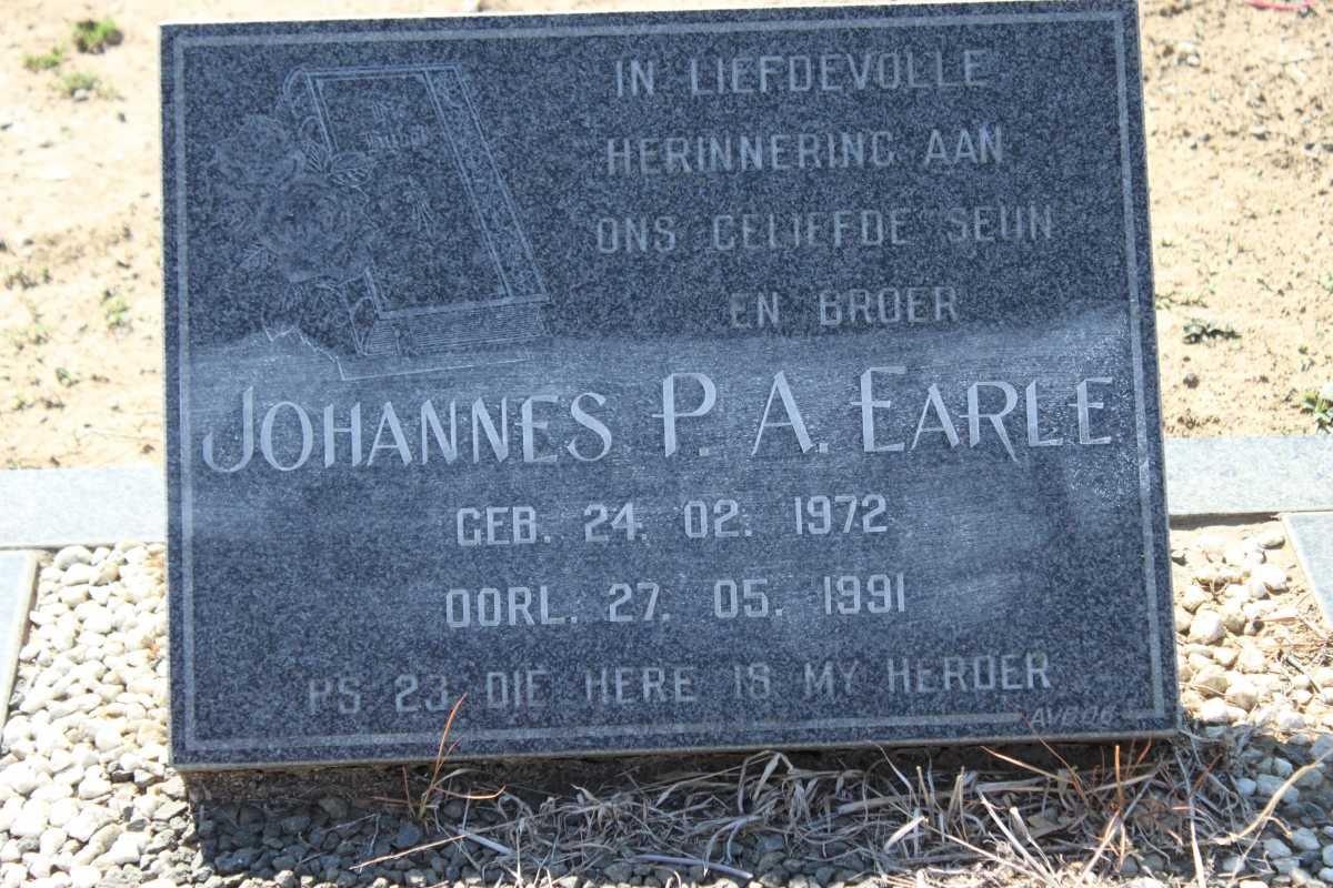 EARLE Johannes P.A. 1972-1991