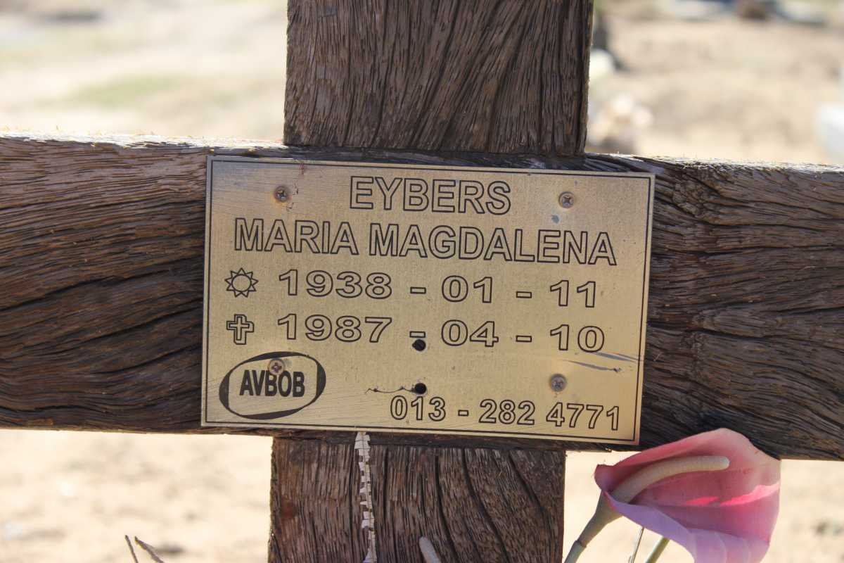 EYBERS Maria Magdalena 1938-1987