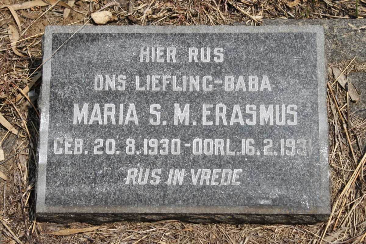 ERASMUS Maria S.M.  1930-1931