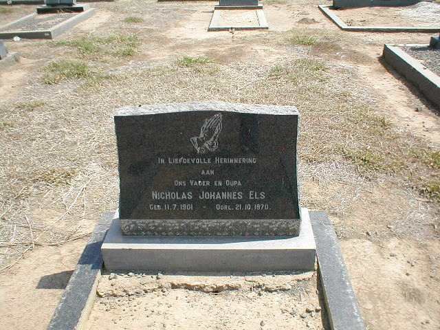 ELS Nicholas Johannes 1901-1970