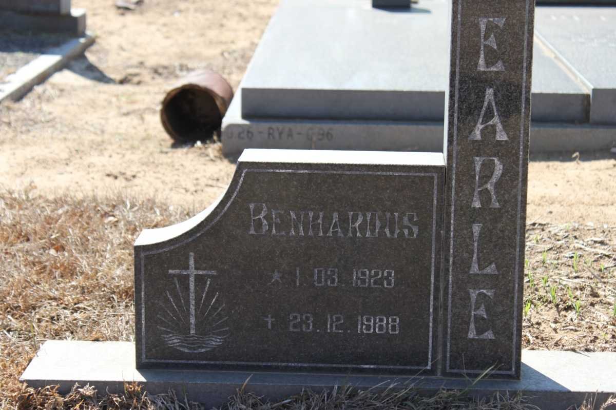 EARLE Benhardus 1923-1988