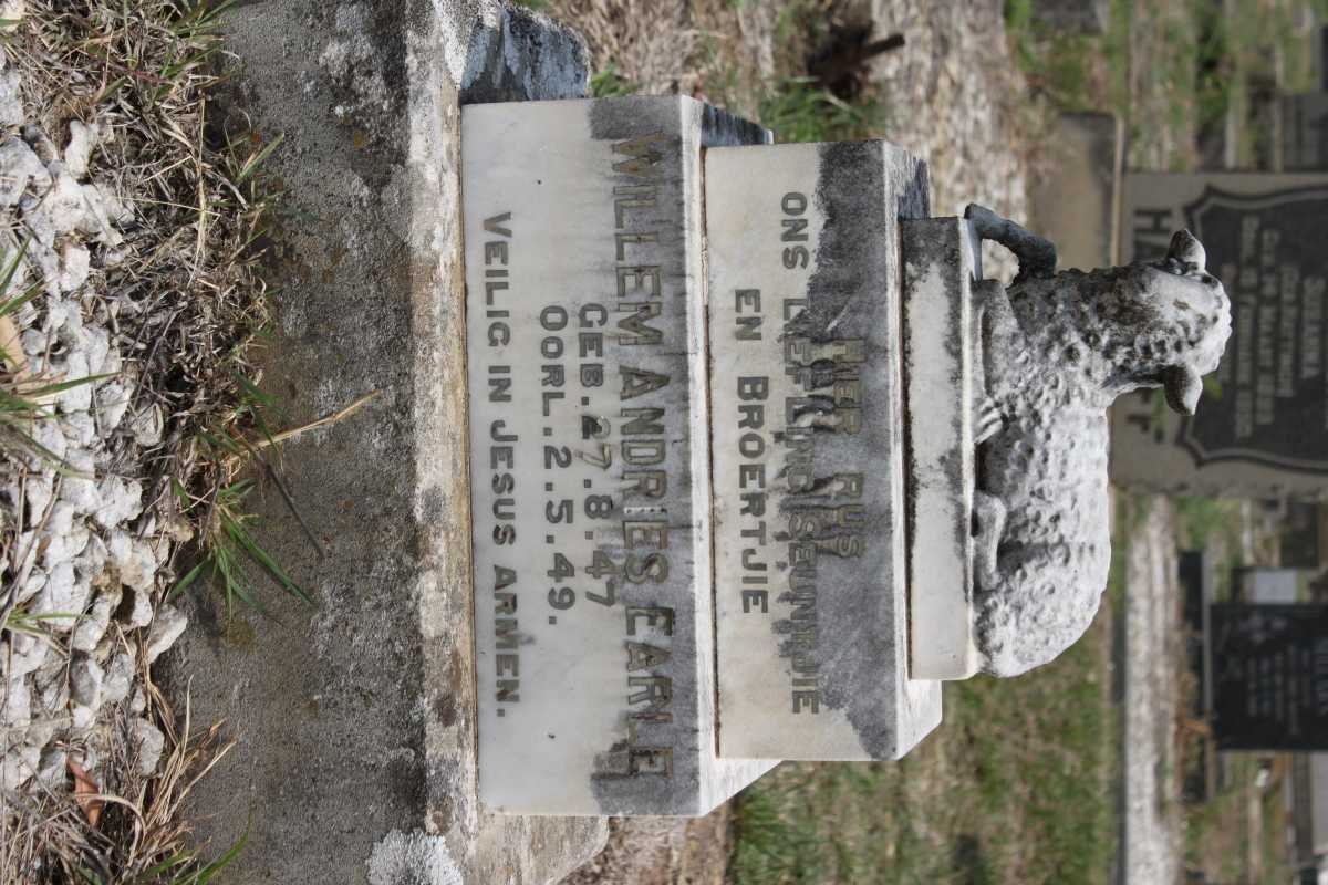 EARLE Willem Andries 1947-1949