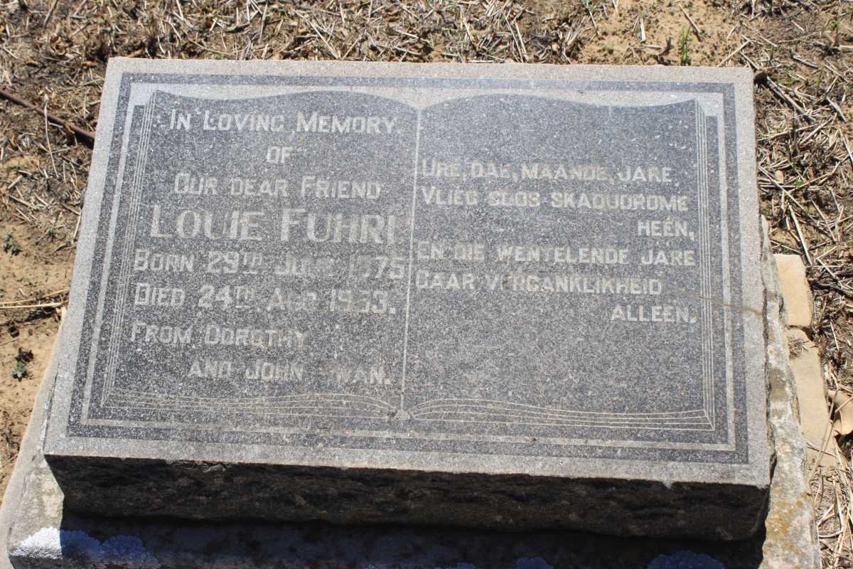 FUHRI  Louie 1875-1953