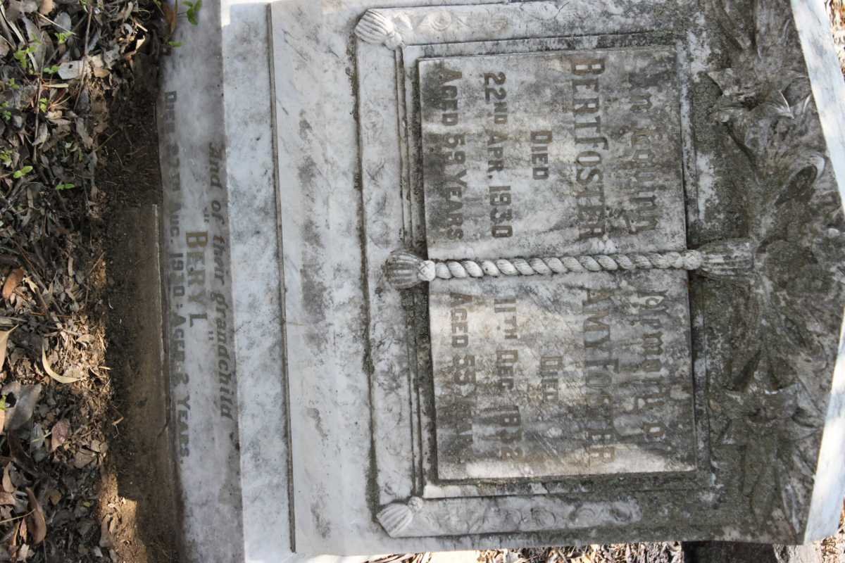 FOSTER Bert -1930 &amp; Amy -1932 :: FOSTER Beryl -1930