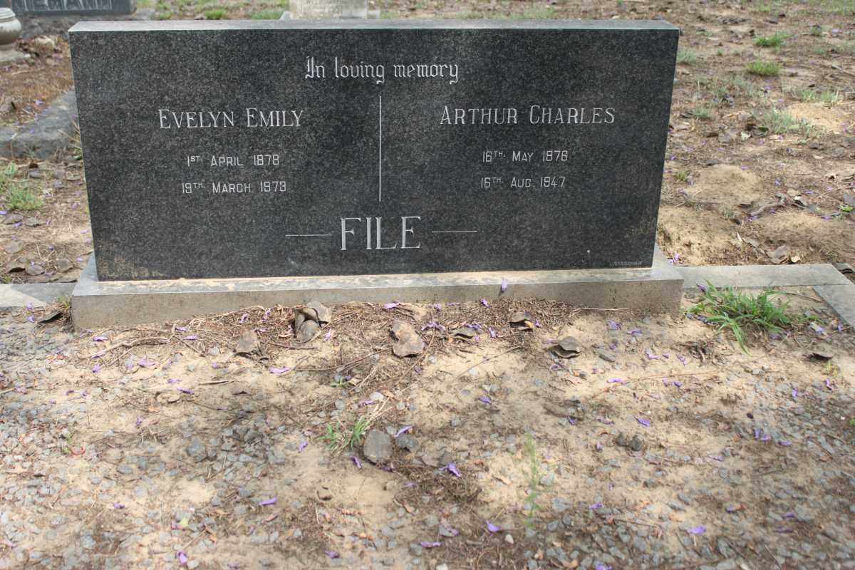 FILE Arthur Charles 1878-1947 &amp; Evelyn Emily 1878-1973
