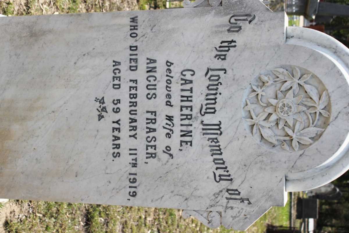 FRASER Catherine -1919