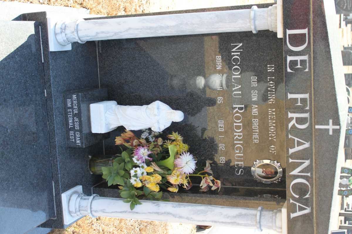 FRANCA Nicolau Rodrigues, de 1965-1989