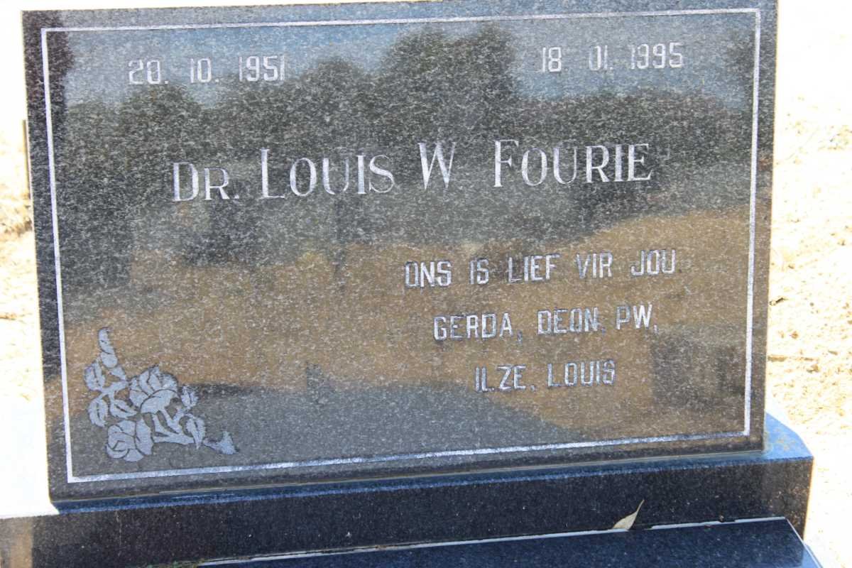 FOURIE Louis W. 1951-1995