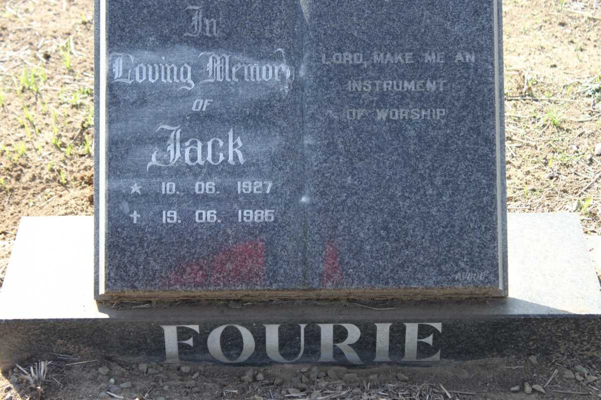 FOURIE Jack 1927-1985
