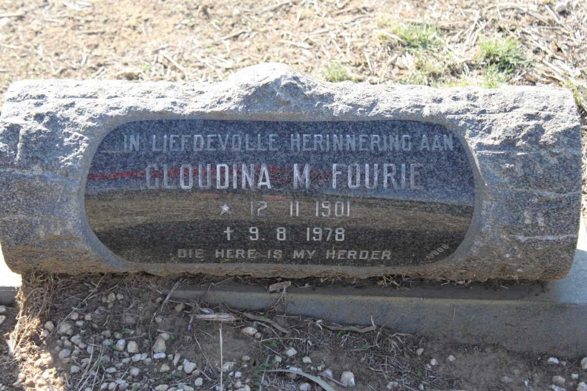 FOURIE Cloudina M. 1901-1978
