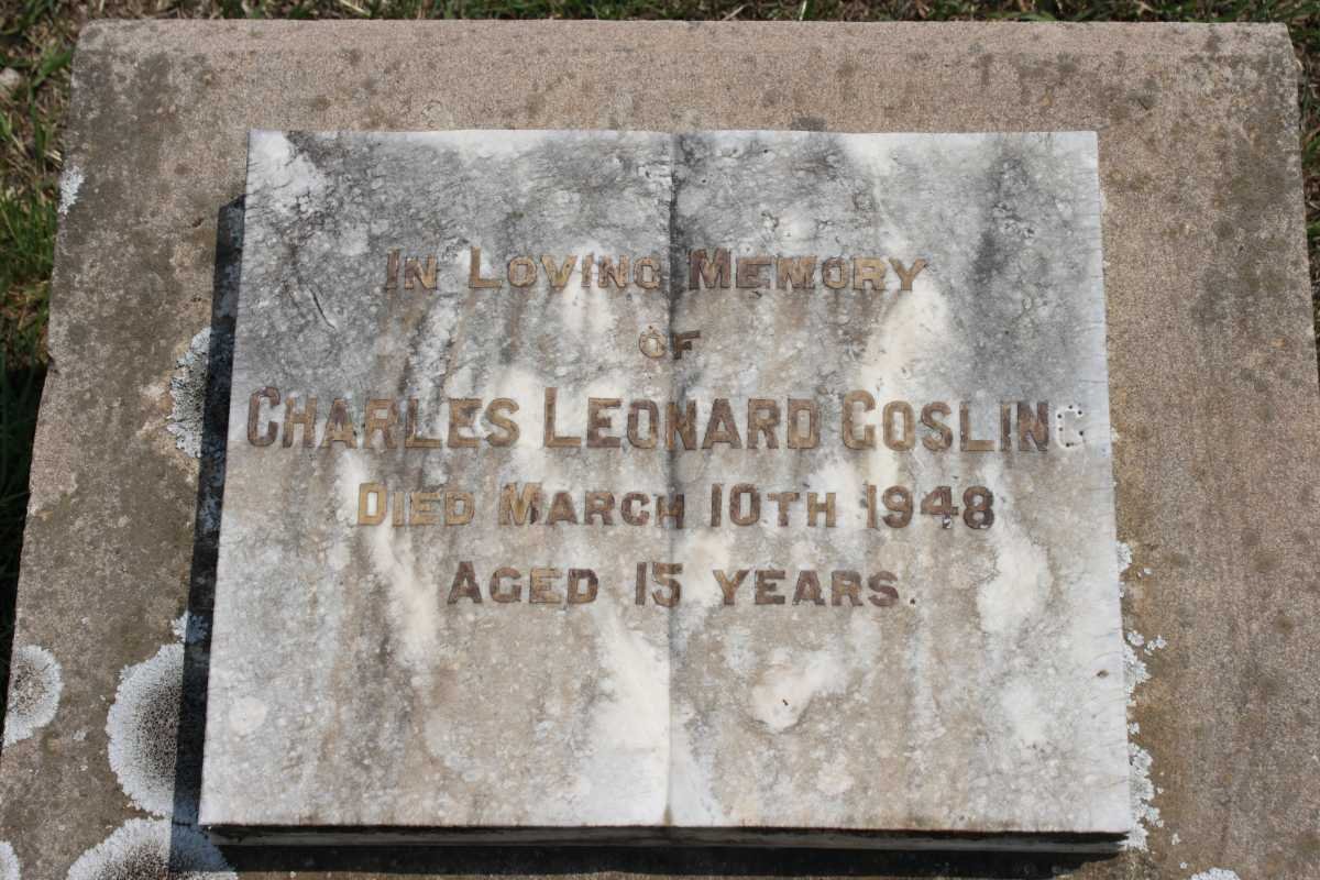 GOSLIN Charles Leonard -1948