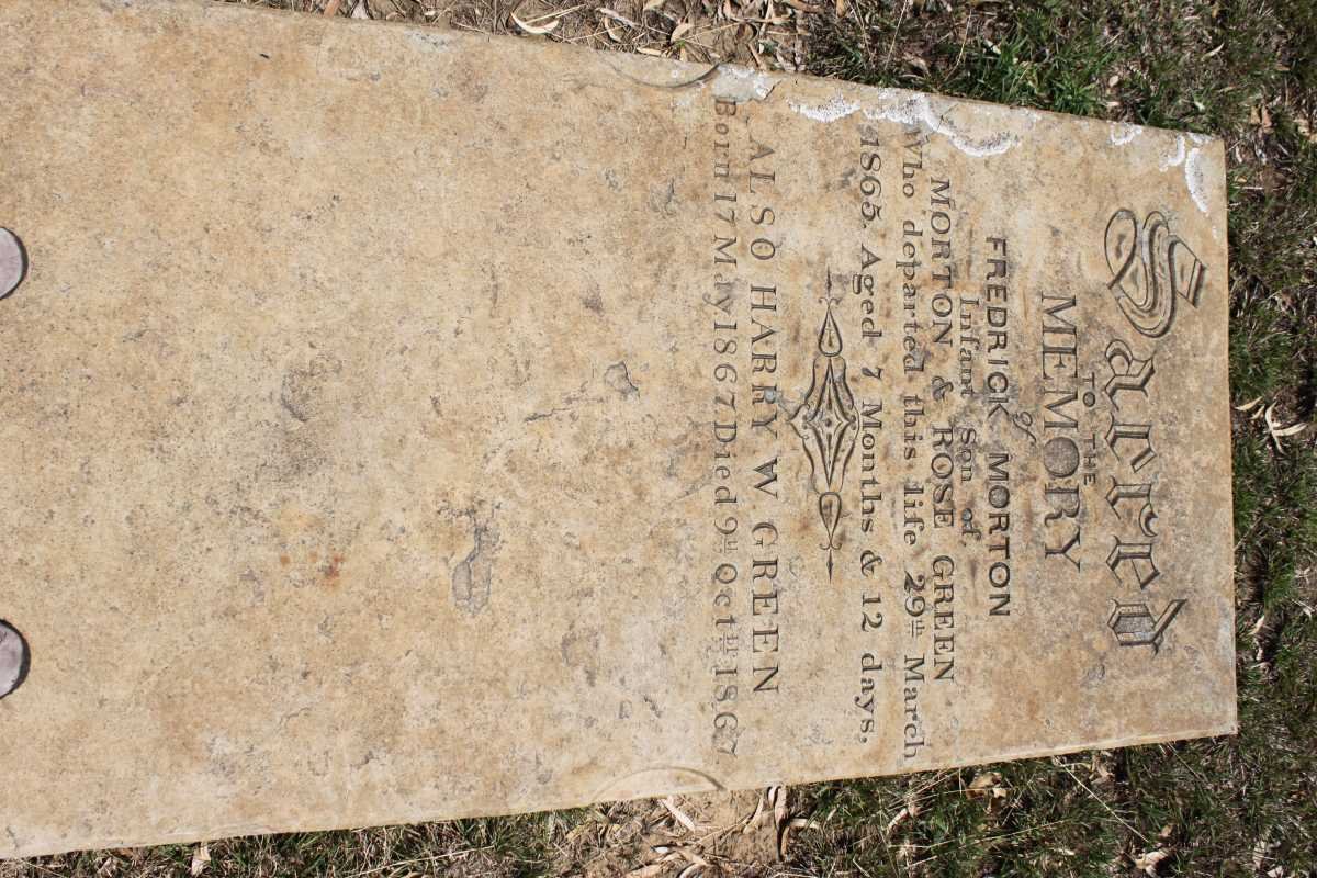 GREEN Fredrick Morton -1865 :: GREEN Harry 1867-1867