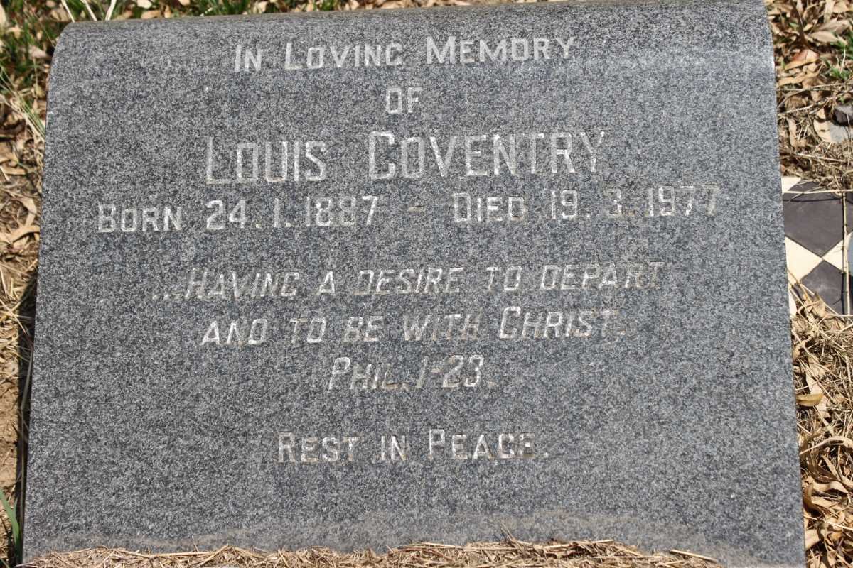 GOVENTRY Louis 1887-1977