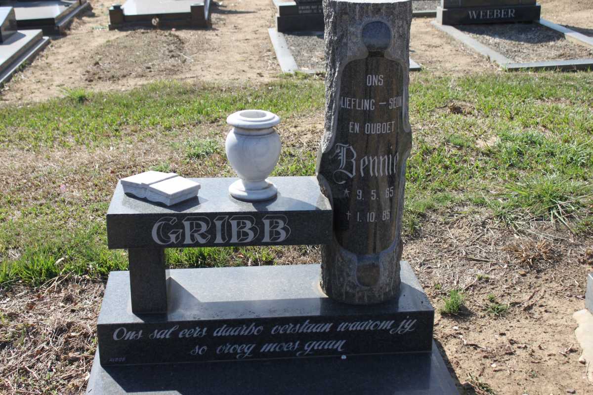 GRIBB Bennie 1965-1985