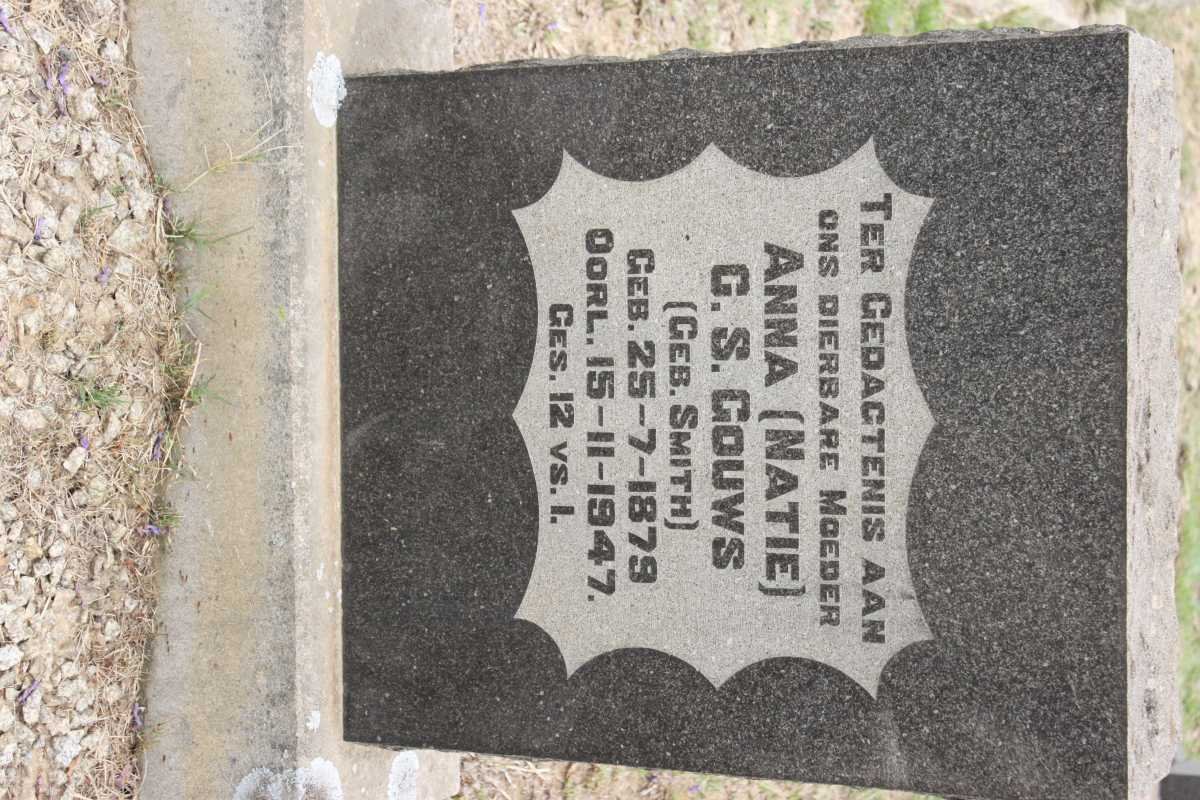 GOUWS Anna C.S. nee SMITH 1879-1947