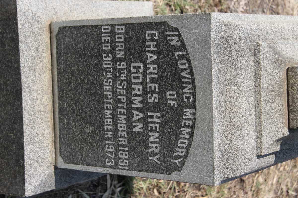 GORMAN Charles Henry 1891-1973