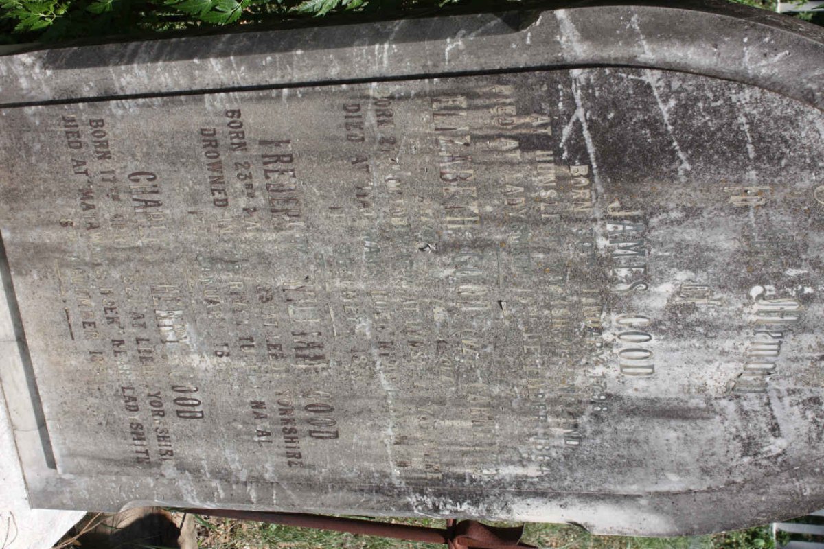 GOOD James 1798-1864 &amp; Elizabeth -18?? :: GOOD Frederick William -18?? :: GOOD Charles Henry 1827-18??
