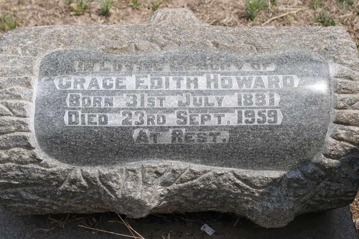 HOWARD Grace Edith 1881-1959