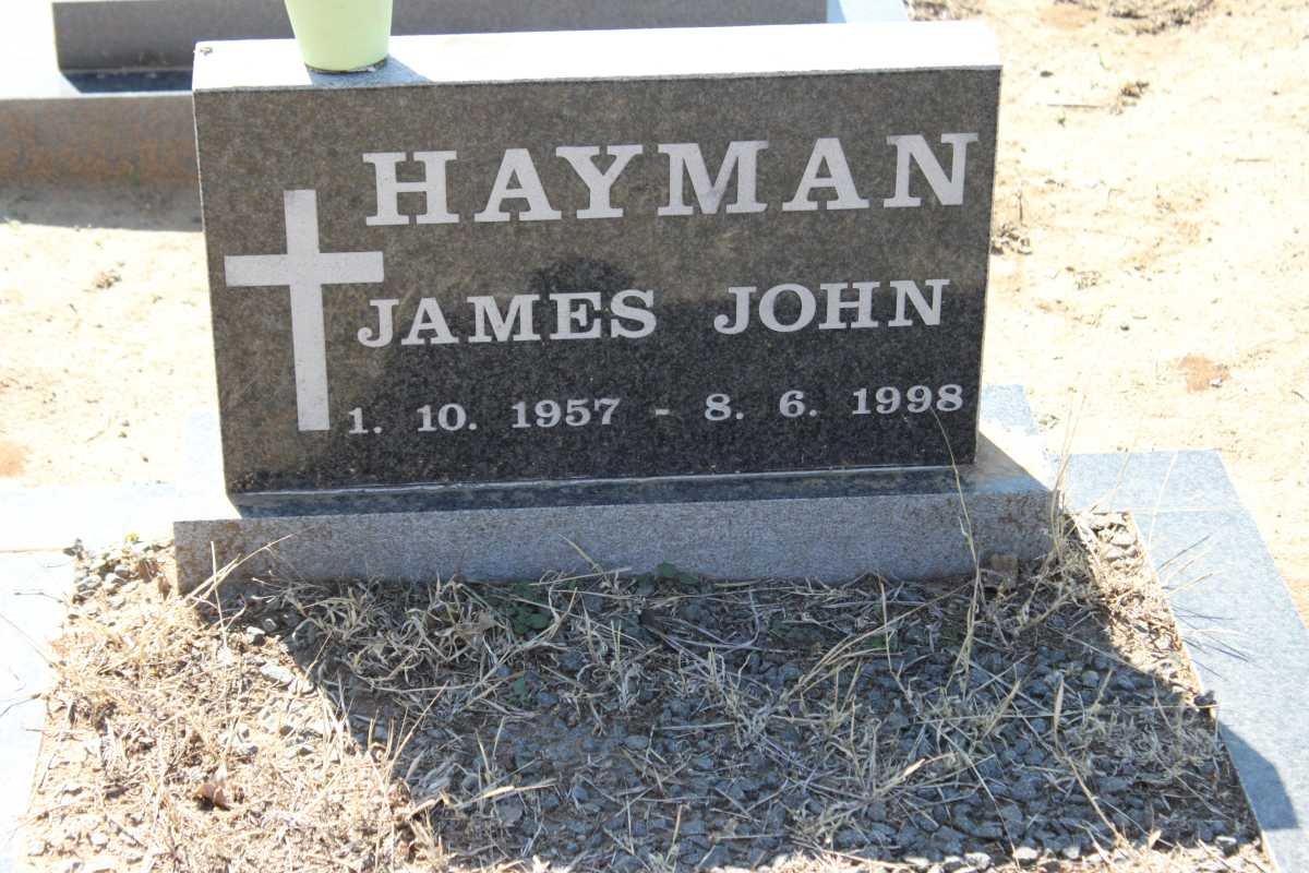 HAYMAN James John 1957-1998