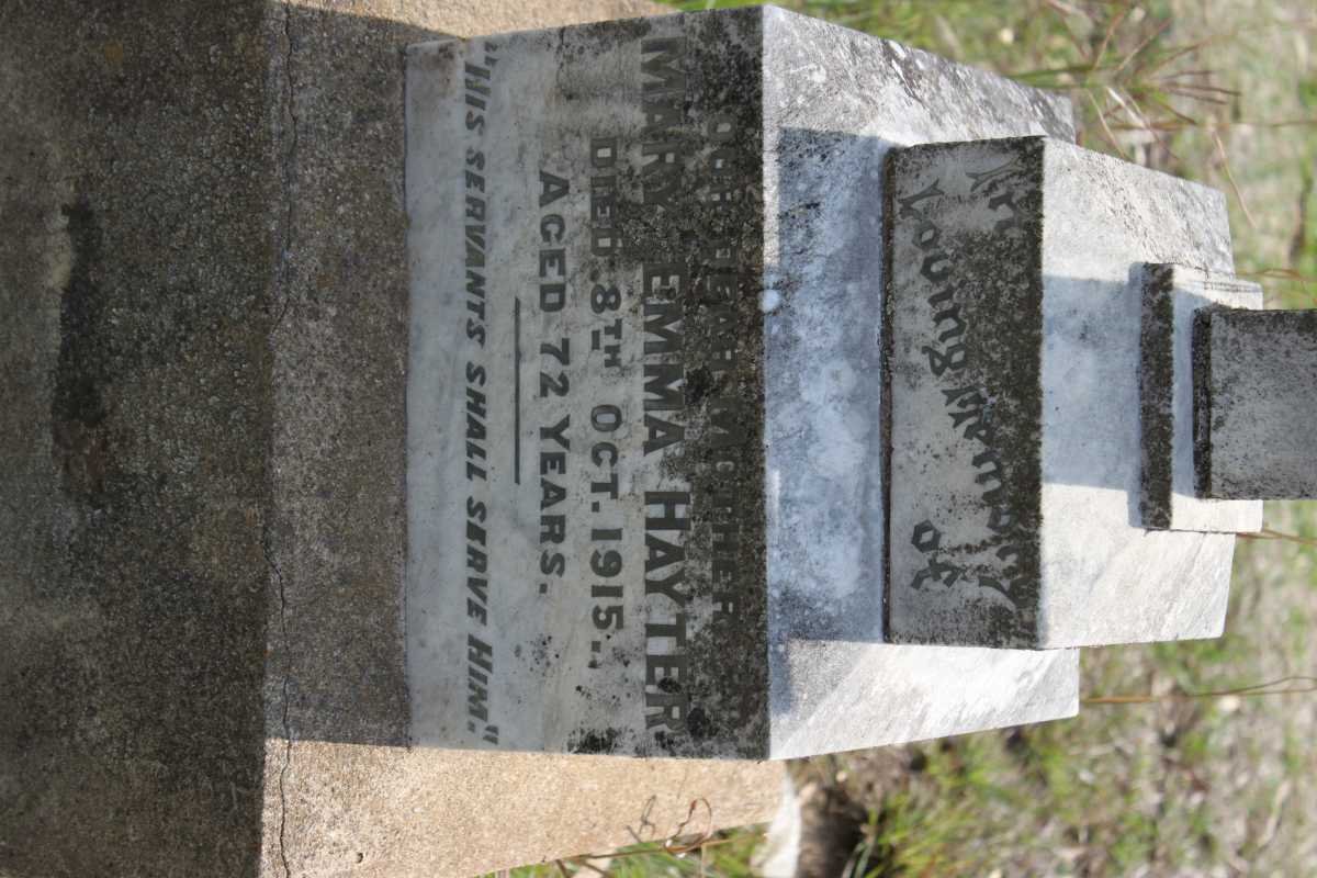 HAYTER Mary Emma -1915