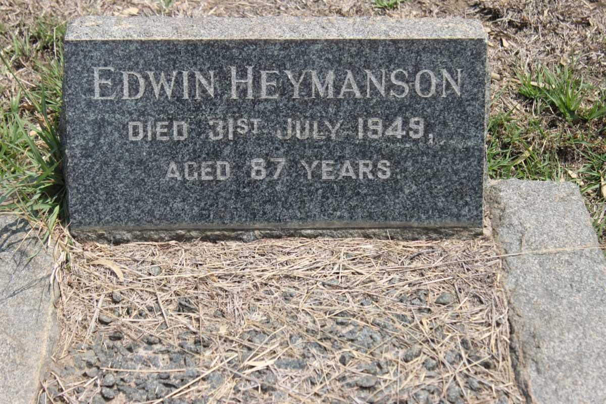 HEYMANSON Edwin -1949