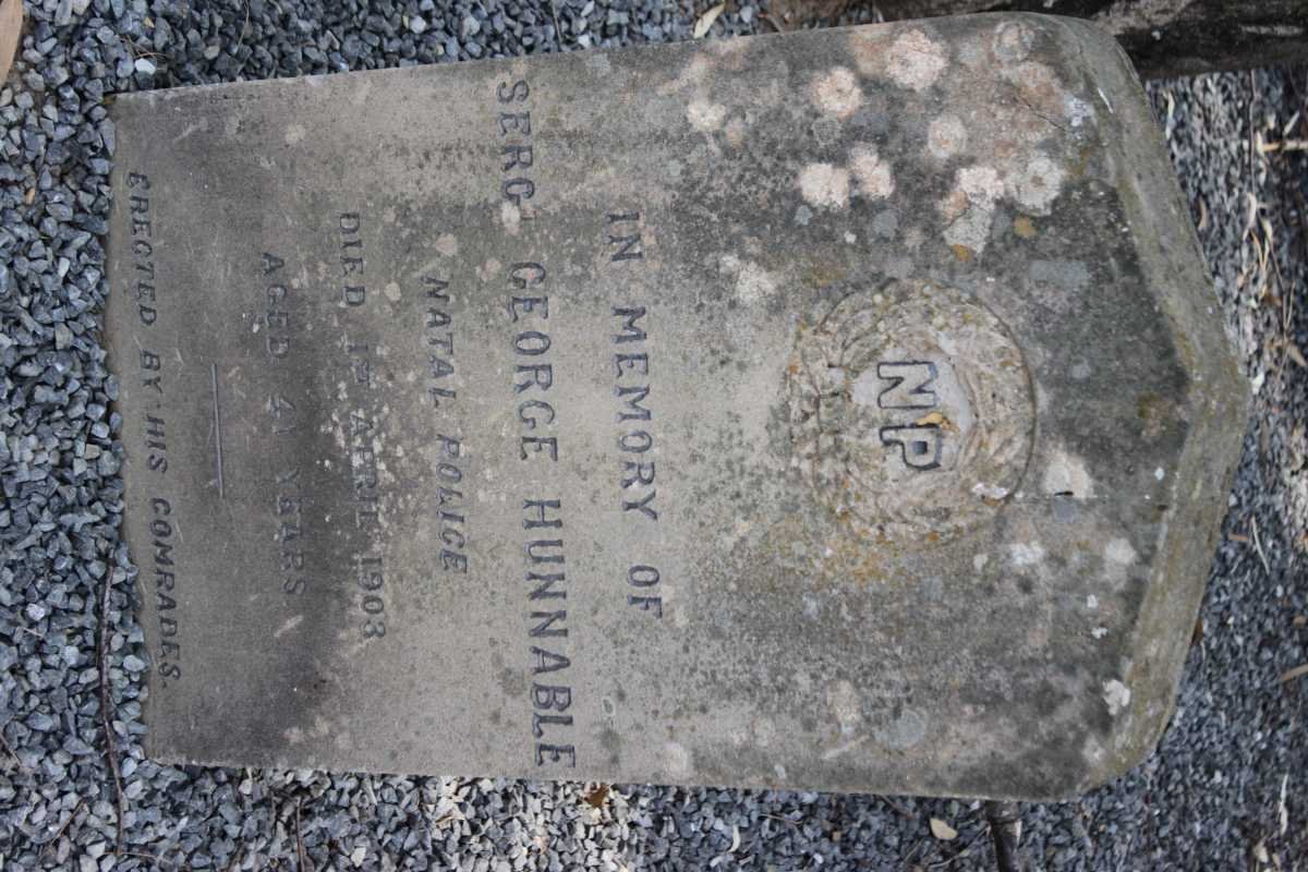 HUNNABLE George -1903