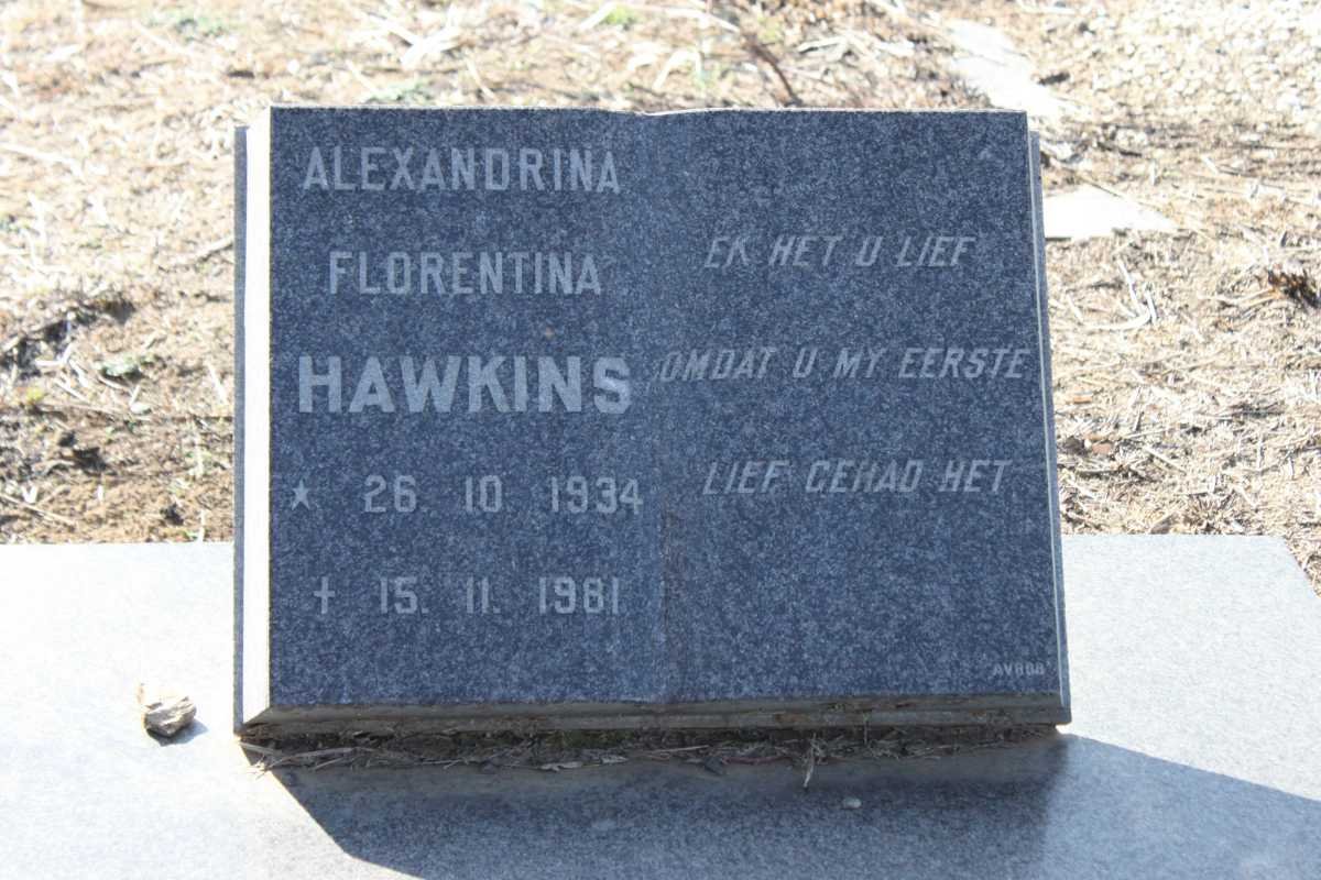 HAWKINS Alexandrina Florentina 1934-1981