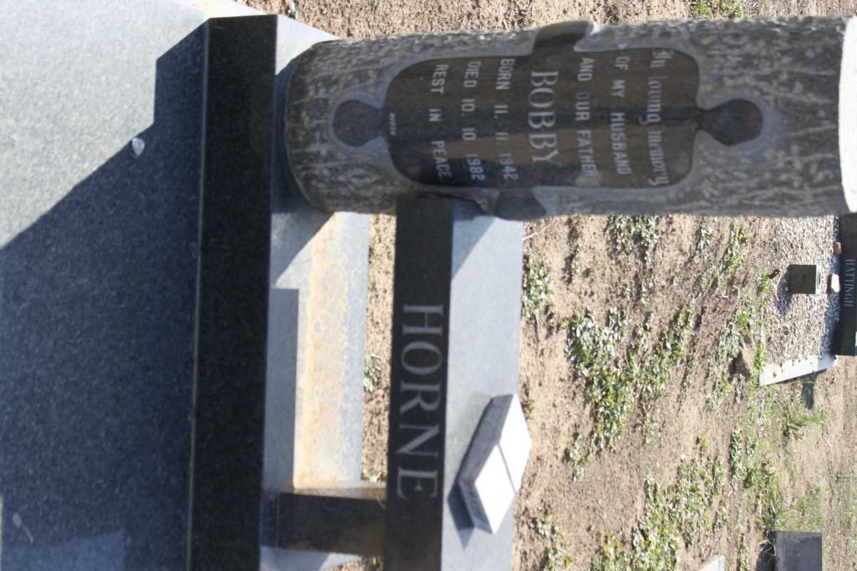 HORNE Bobby 1942-1982