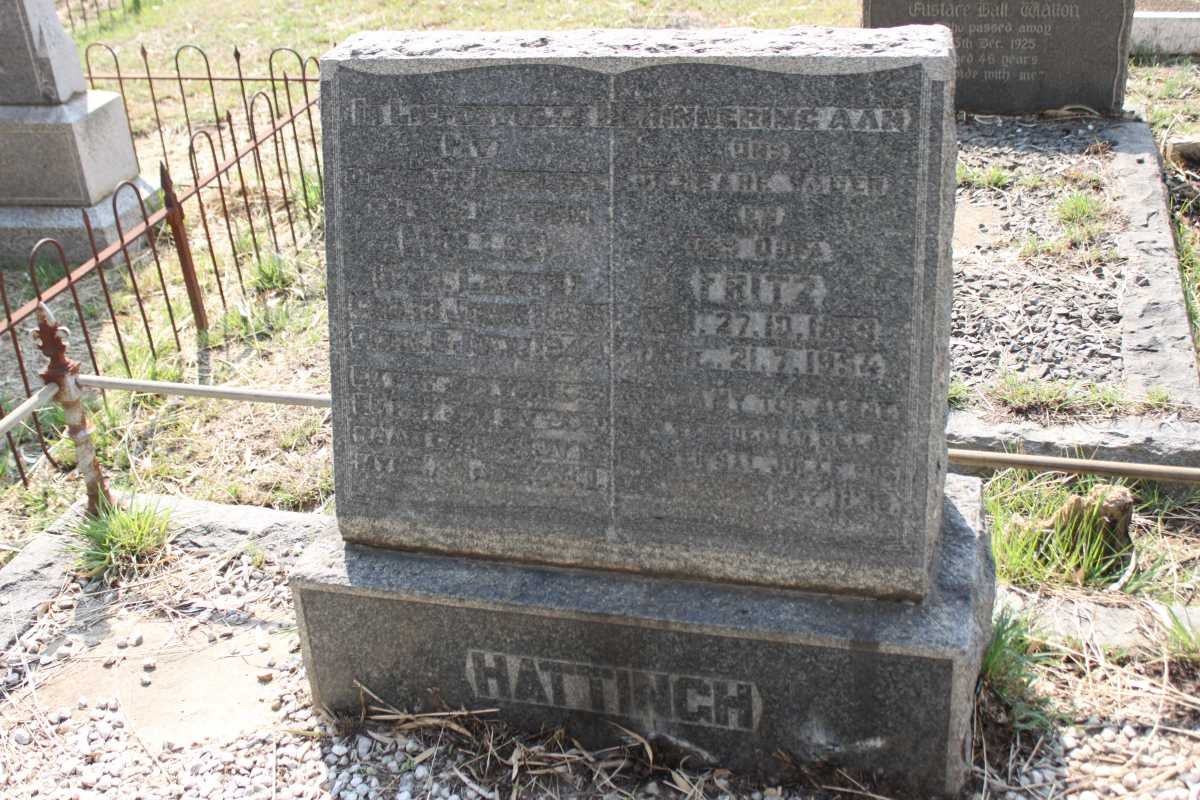 HATTINGH Fritz 18??-1954 &amp; ?