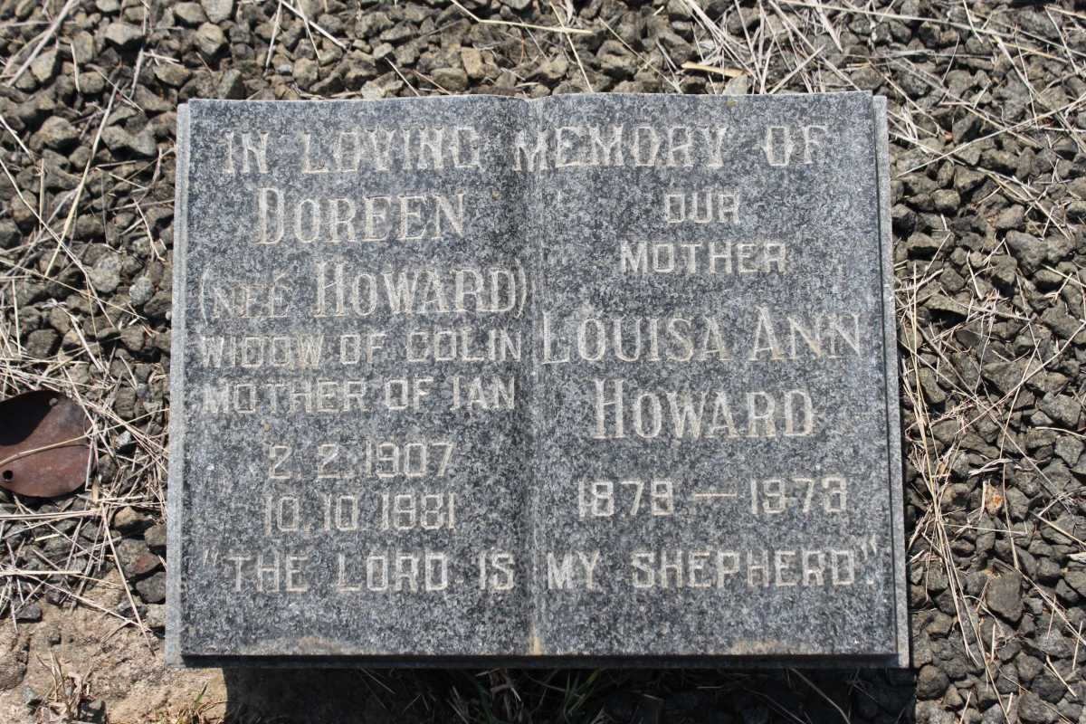 HOWARD Louisa Ann 1878-197? :: ? Doreen nee HOWARD 1907-1981