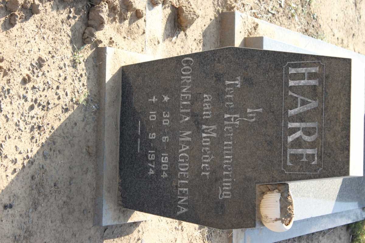 HARE Cornelia Magdelena 1904-1974