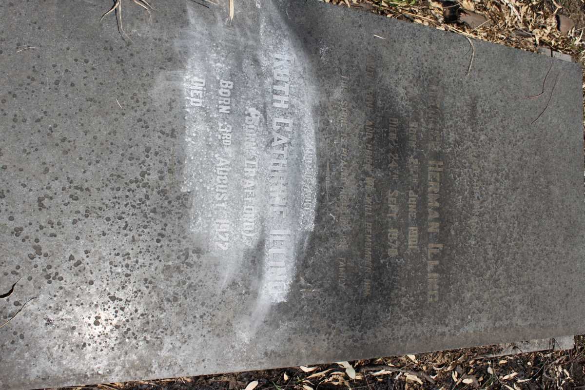 ILLING George Herman 1901-197? :: ILLING Ruth Cathrine nee TRAFFORD 1922-