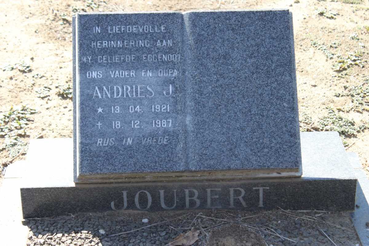 JOUBERT Andries J. 1921-1987
