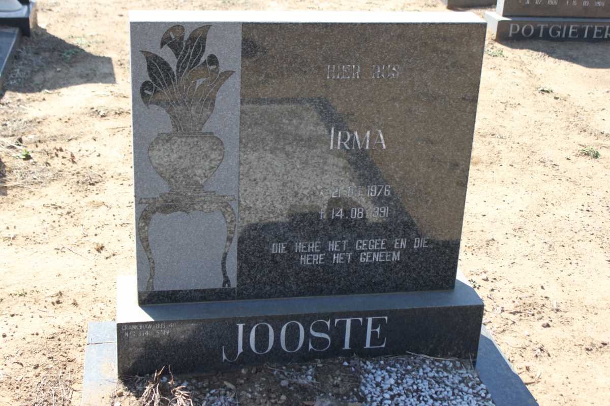 JOOSTE Irma 1976-1991