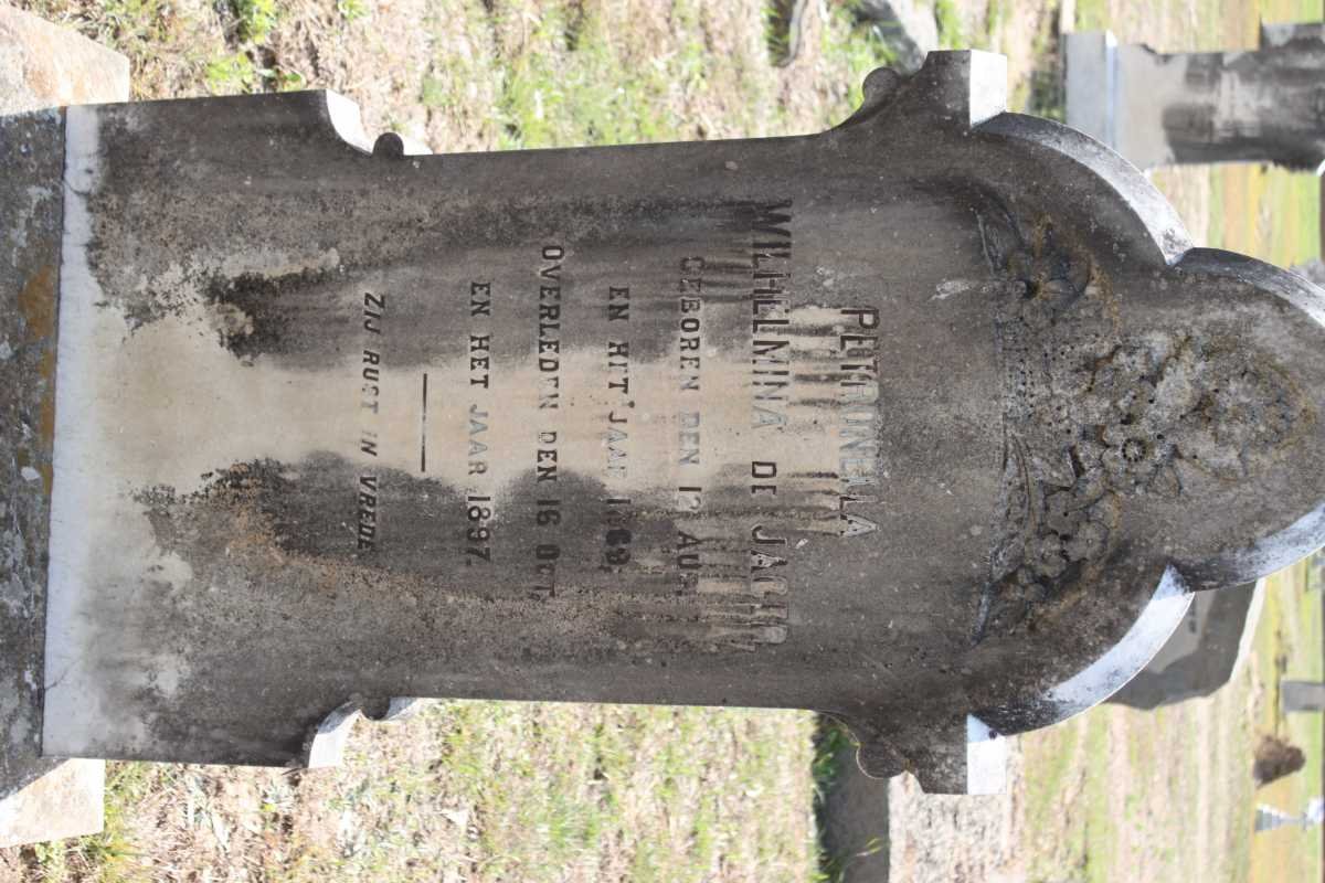 JAGER Petronella Wilhelmina, de 1869-1897