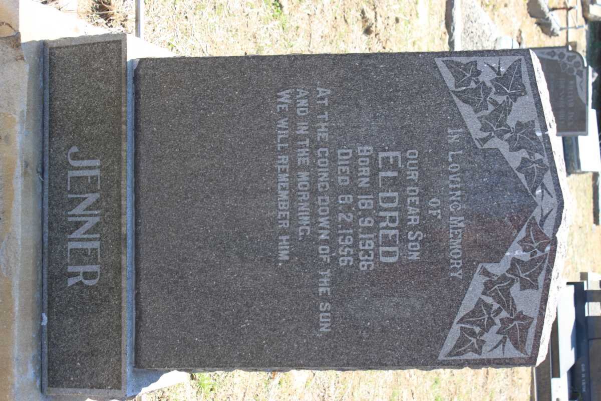 JENNER Eldred 1936-1956