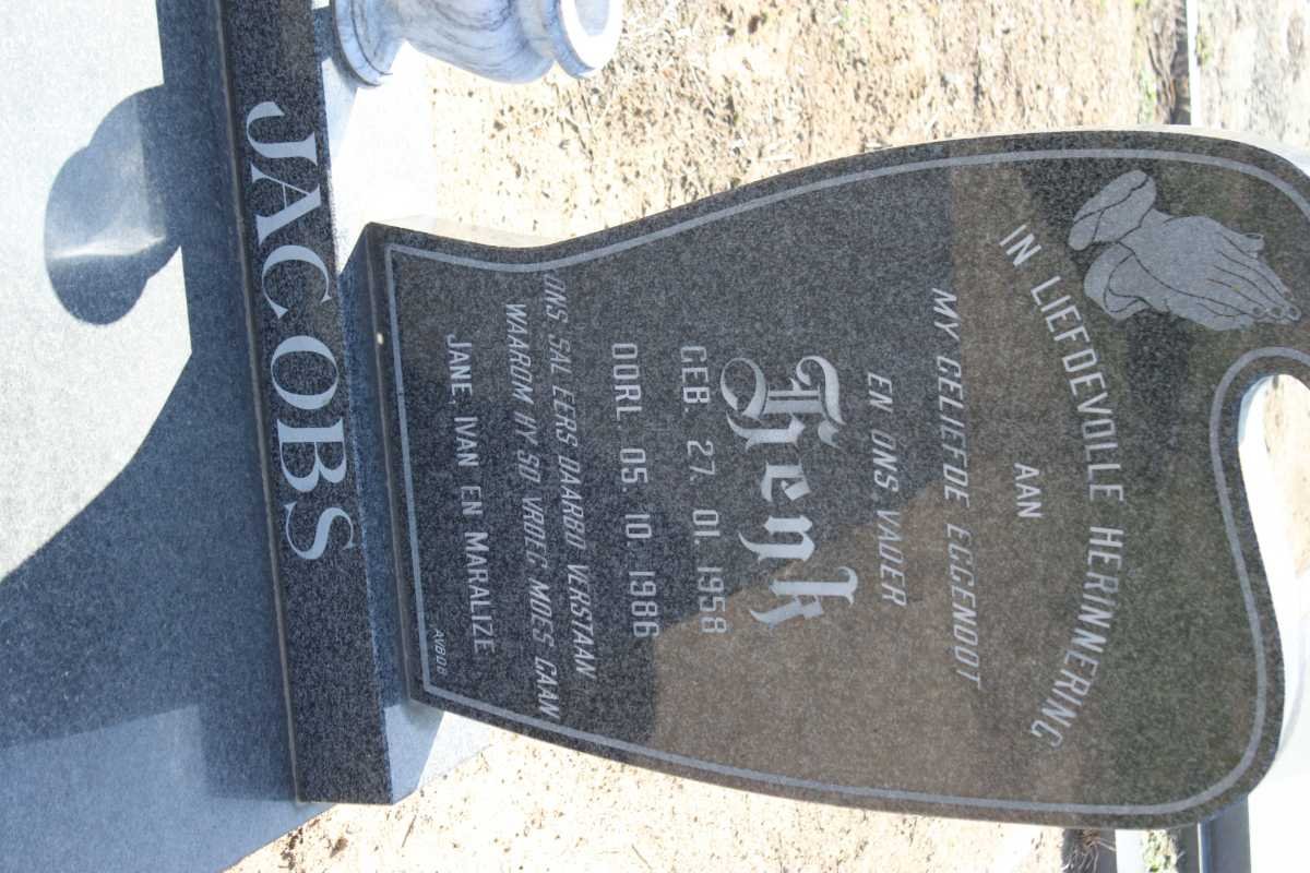 JACOBS Henk 1958-1986