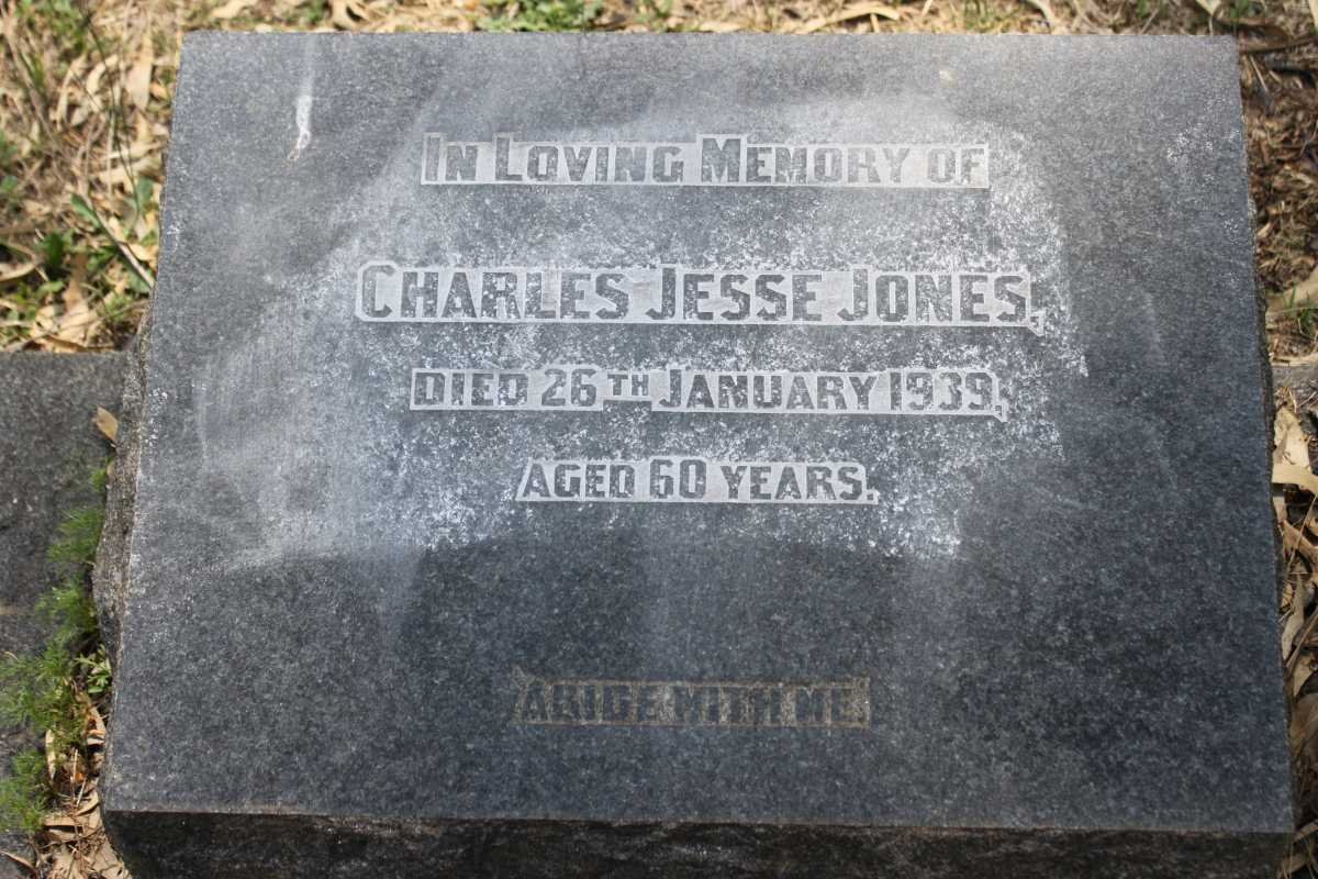 JONES Charles Jesse -1939