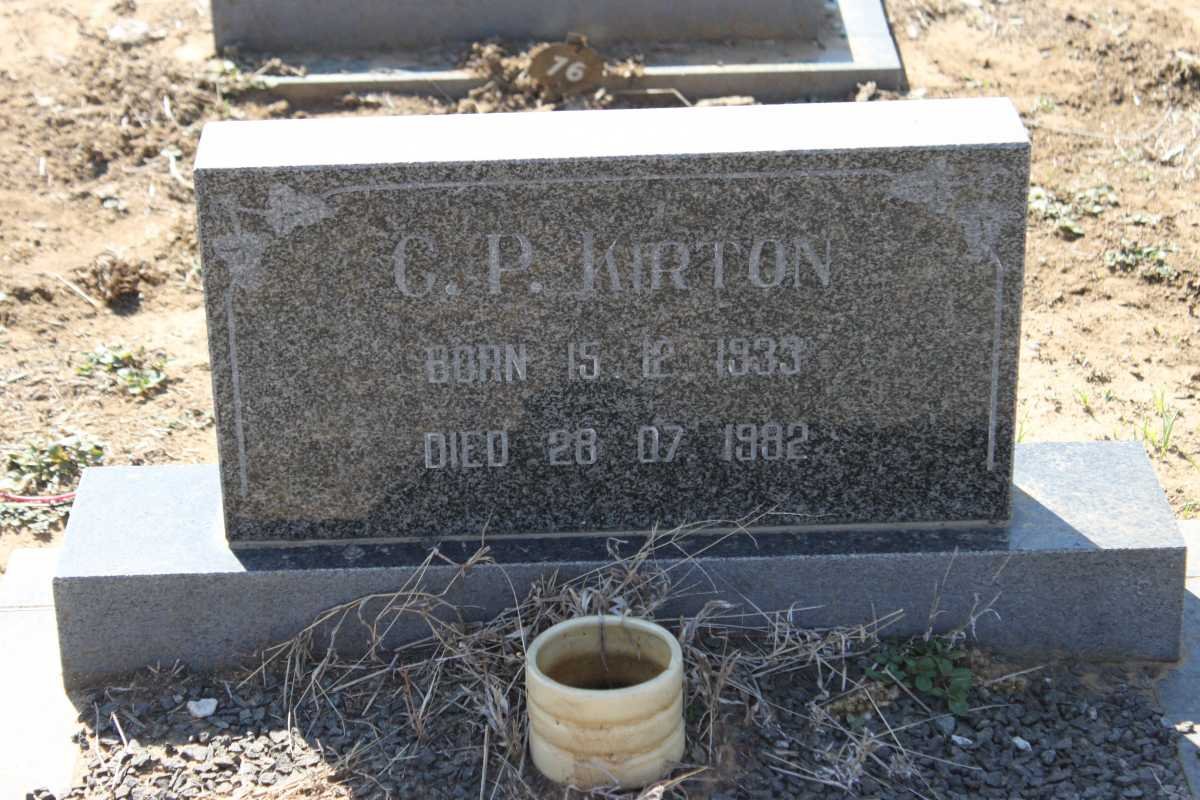 KIRTON G.P. 1933-1982