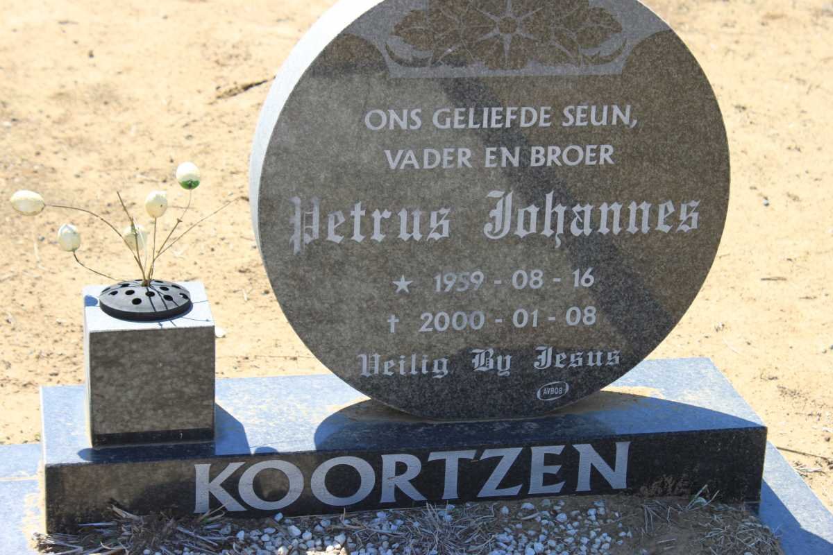 KOORTZEN Petrus Johannes 1959-2000